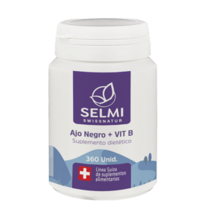 Ajo Negro con Vitamina B, 360 cápsulas