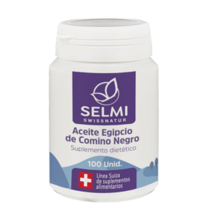 Aceite Egipcio Comino Negro, 100 cápsulas