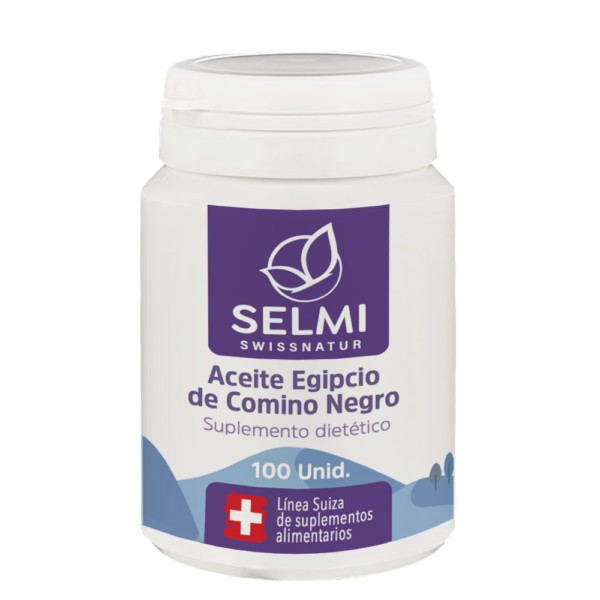 Aceite Egipcio Comino Negro, 100 cápsulas